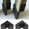 L Shaped Rubber Foot Pads For Shelves Tables And Angle Iron Legs 5