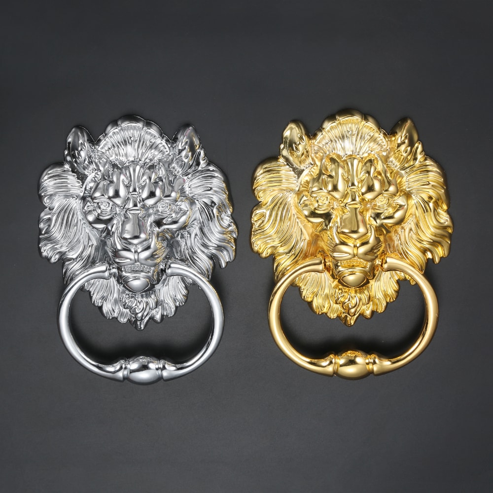 Lion Head Furniture Handle Vintage Drop Ring Door Pull