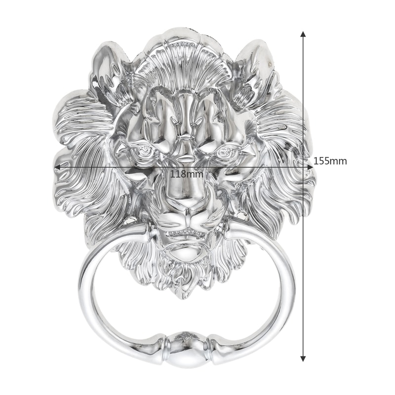 Lion Head Furniture Handle Vintage Drop Ring Door Pull