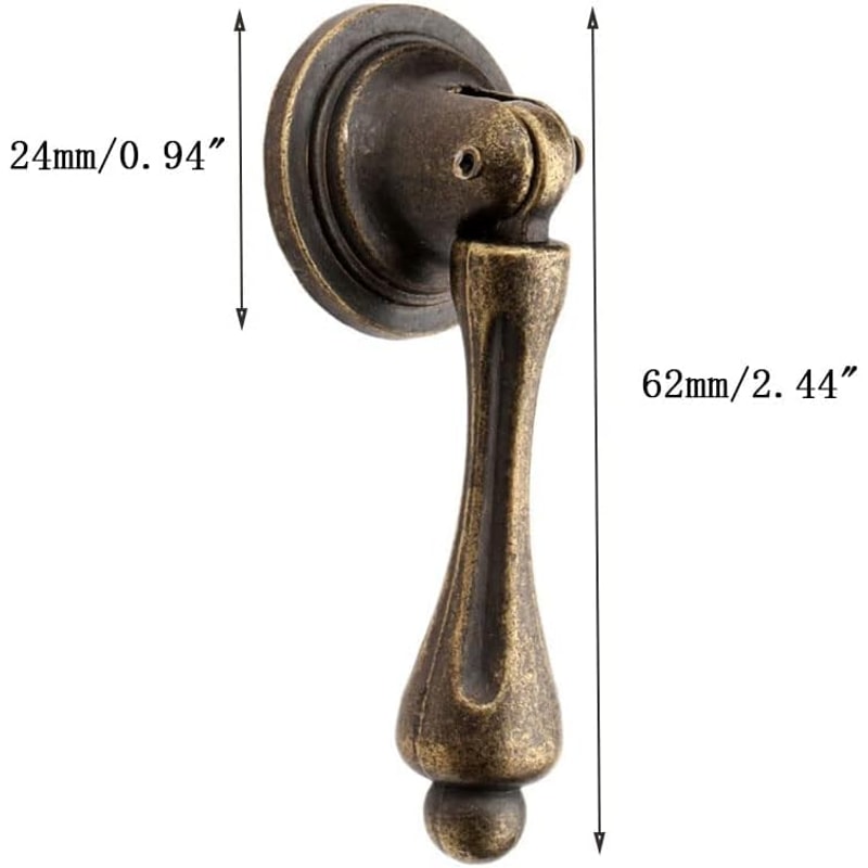 Antique Brass Cabinet Handles and Vintage Drawer Pulls