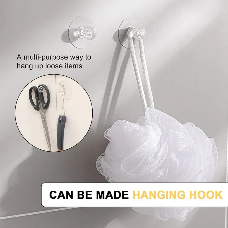 Crystal Transparent Door Knobs With Self Adhesive Hooks Elegant Cabinet Drawer Handles For Home De 2