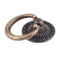 Vintage Antique Bronze Wooden Box Ring Knob Decorative Cabinet Handles with Screw, Perfect for Doors & Furniture