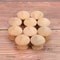 Natural Wooden Cabinet Drawer Pull Handles Knobs For Wardrobe Rustic Home Decor 1