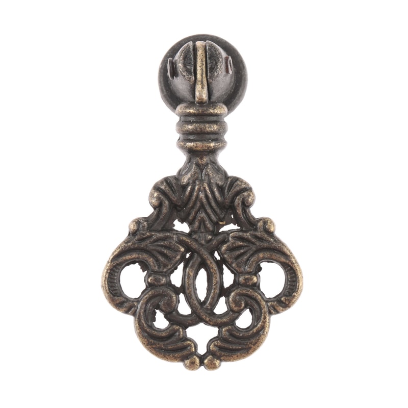 Antique Bronze Cabinet Pulls Vintage Furniture Knobs for Cabinets & Drawers