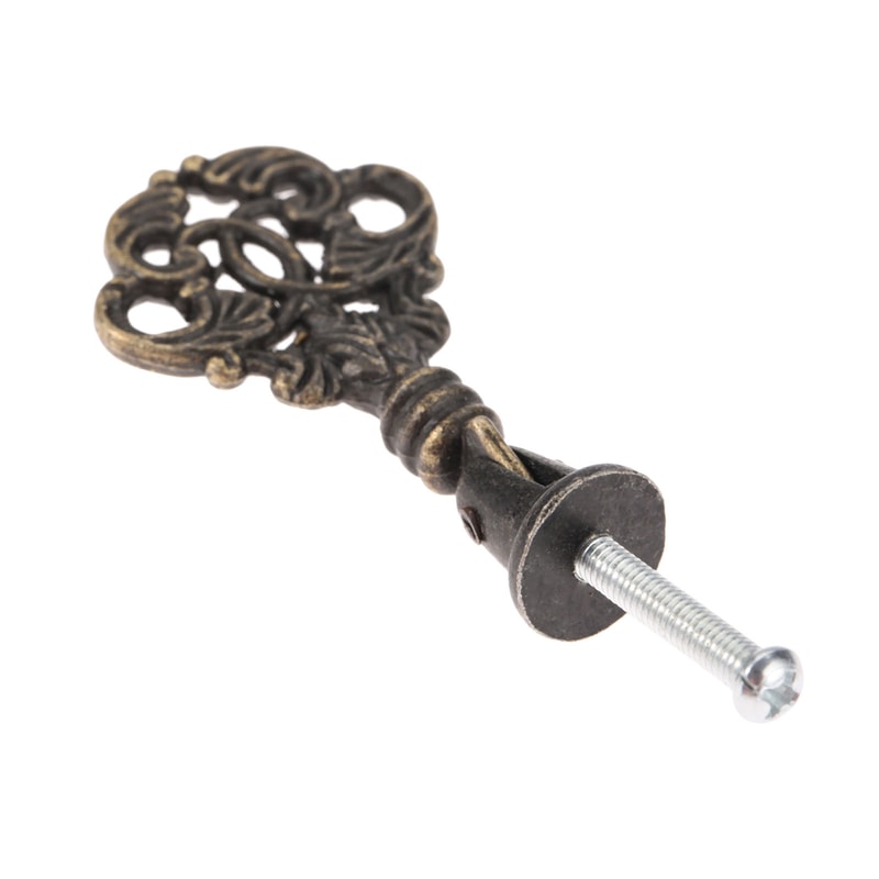Antique Bronze Cabinet Pulls Vintage Furniture Knobs for Cabinets & Drawers