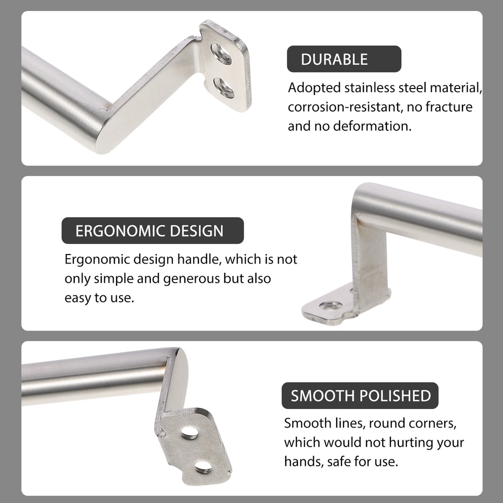 Stainless Steel Drawer Pulls Modern Wardrobe Handles for Furniture, Closet, Cabinet, Dresser