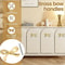 Golden Bow Cabinet Handles Stainless Steel Pulls For Kitchen Furniture Easy Installation 2
