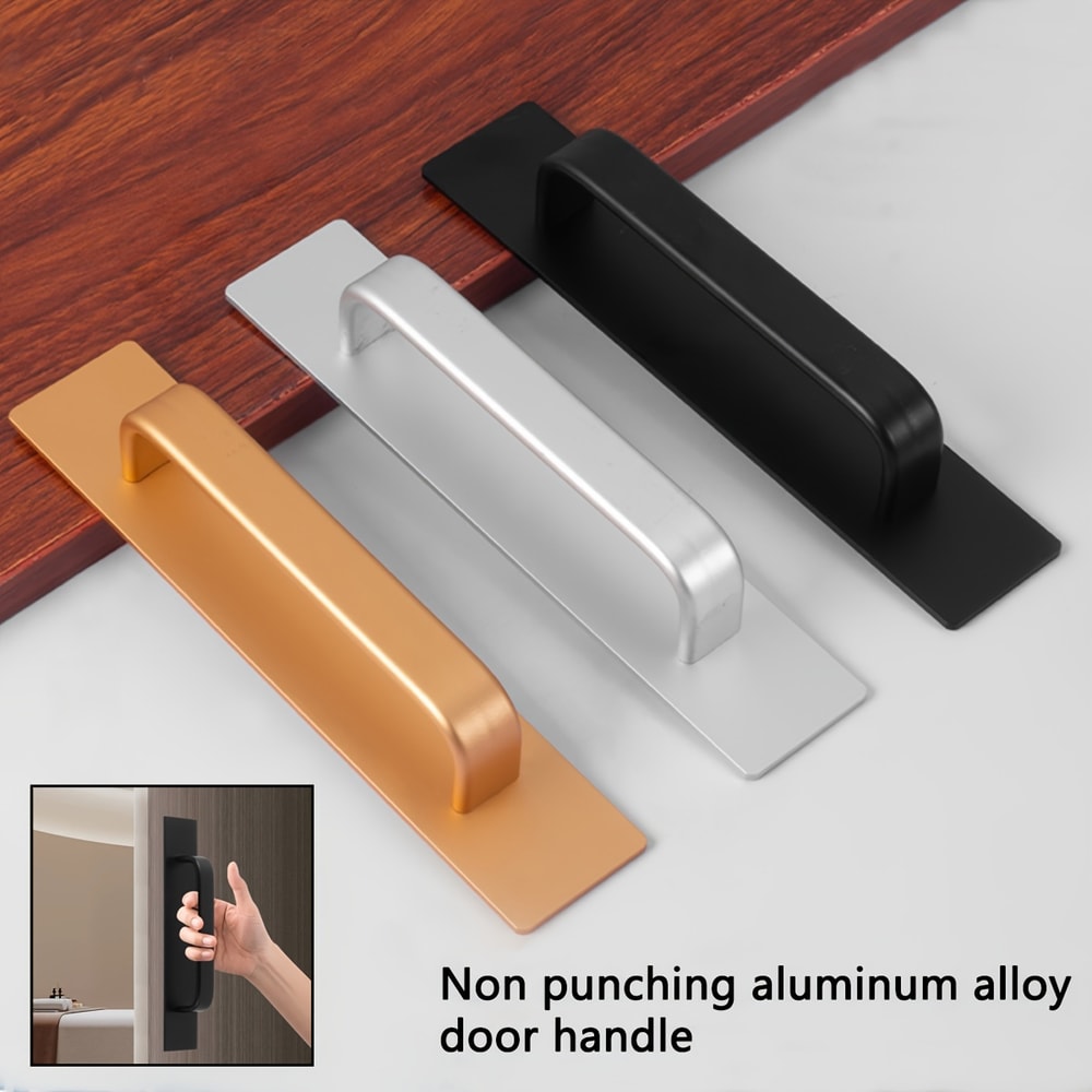 Adhesive Cabinet Handles Plus Stainless Steel No Drill Easy Installation For Cabinets Drawers And W 0