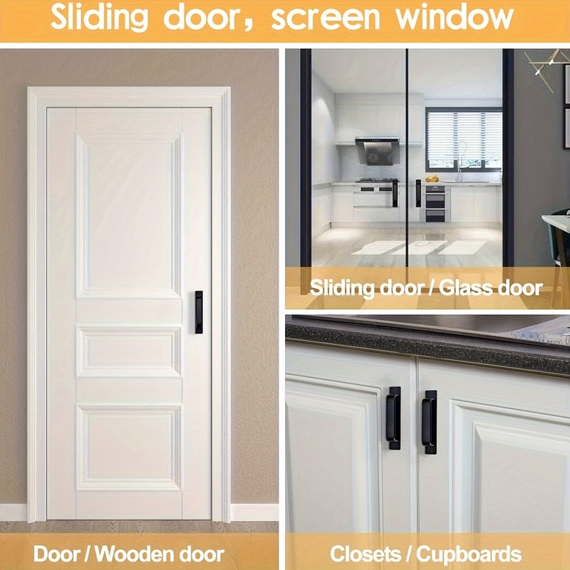 Adhesive Cabinet Handles Plus Stainless Steel No Drill Easy Installation For Cabinets Drawers And W 5