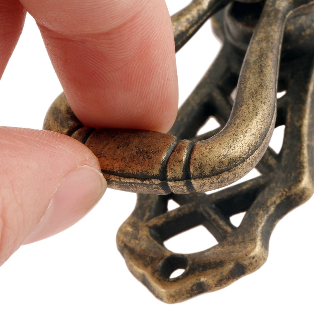 Vintage Wooden Drawer Pull Handles Antique Single Hole Knobs for Cabinets, Kitchen, and Furniture