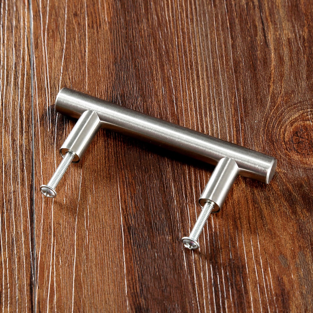Stainless Steel T Bar Cabinet Pull Handles For Kitchen Furniture 4