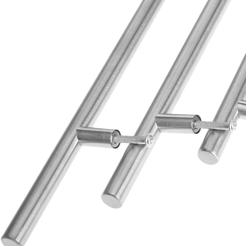 Stainless Steel T Bar Cabinet Pull Handles For Kitchen Furniture 5