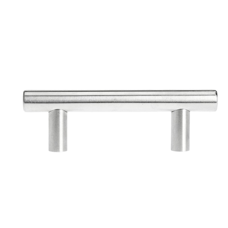 Stainless Steel T Bar Cabinet Pull Handles For Kitchen Furniture 6