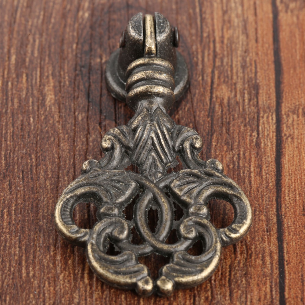 Antique Bronze Drawer Pull Handle Stylish Cabinet Hardware with Screws
