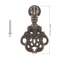Antique Bronze Drawer Pull Handle Stylish Cabinet Hardware with Screws