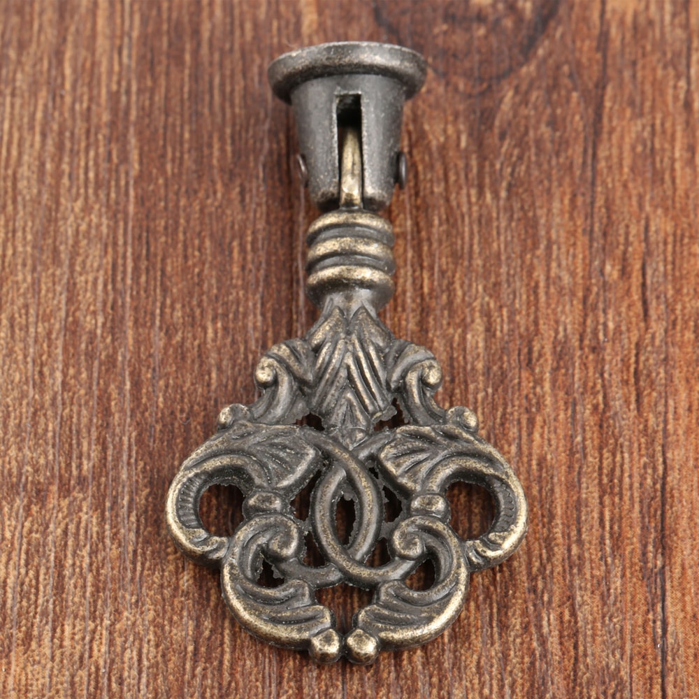 Antique Bronze Drawer Pull Handle Stylish Cabinet Hardware with Screws