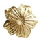 Vintage Floral Brass Cabinet Knob Decorative Drawer Pull for Wardrobe