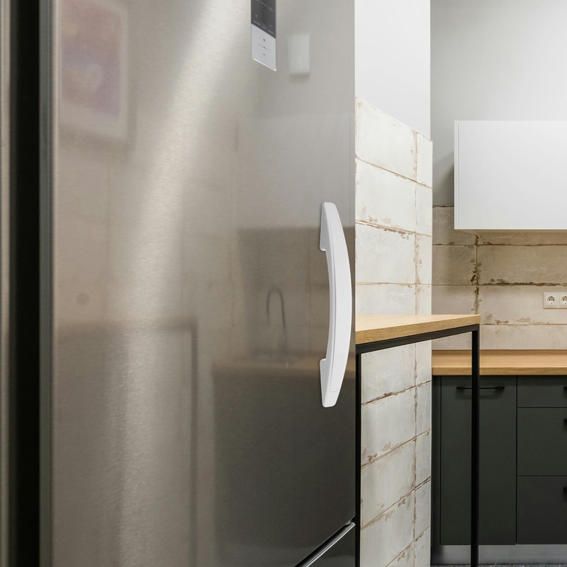 Heavy Duty Freezer Door Handle Replacement for Refrigerator Cabinet Durable Pull Grip Hardware