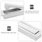Stainless Steel Pocket Door Pull Hidden Sliding Cabinet Handle for Drawer and Cupboard, Recessed Grip