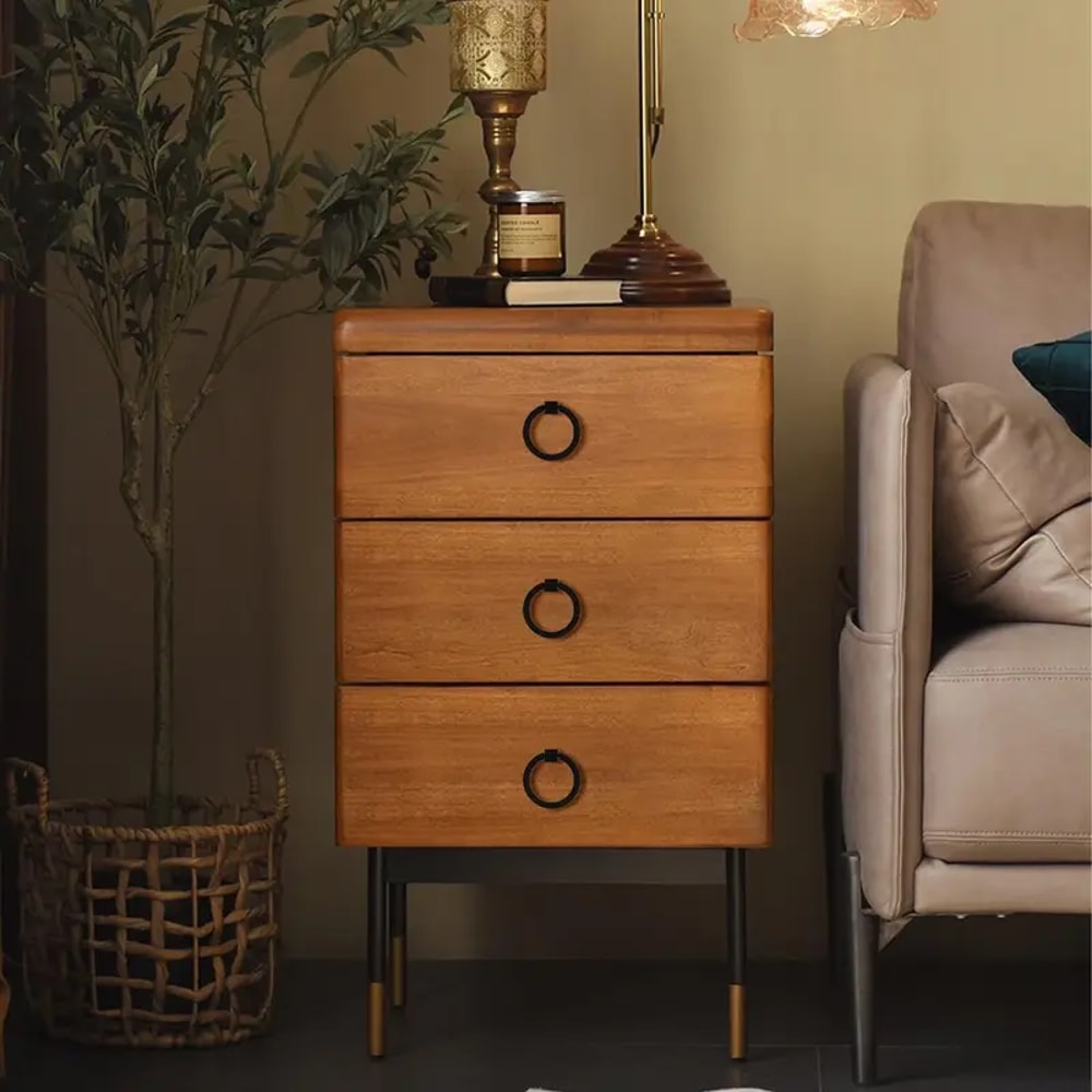 Black Metal Drawer Handles Circular Ring Single Hole Handle For Cabinets Wardrobes 4