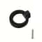 Black Metal Drawer Handles Circular Ring Single Hole Handle For Cabinets Wardrobes 6