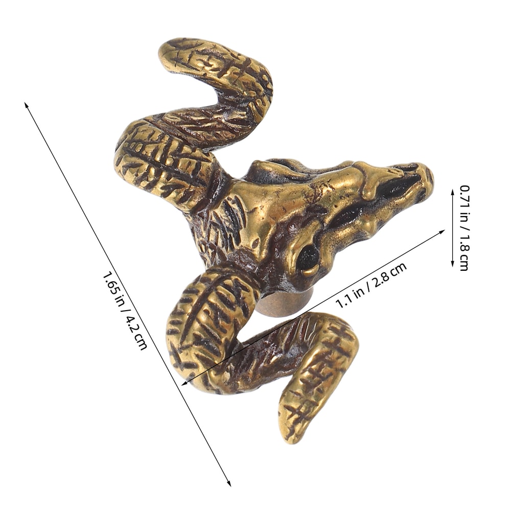 Rustic Western Animal Cabinet Knob Pull Vintage Drawer Handle For Kitchen Wardrobe 1