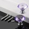 Purple Diamond Crystal Drawer Knobs For Cabinets And Dressers 1