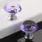 Purple Diamond Crystal Drawer Knobs For Cabinets And Dressers 3