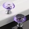 Purple Diamond Crystal Drawer Knobs For Cabinets And Dressers 3
