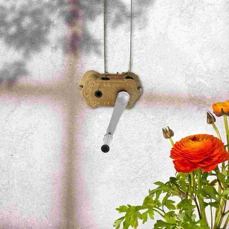 Aluminum Alloy Manual Crank Handle Replacement For Pop Up Camper Clothes Rack 3