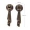 Vintage Antique Bronze Cabinet Pulls Zinc Alloy Drawer Handles