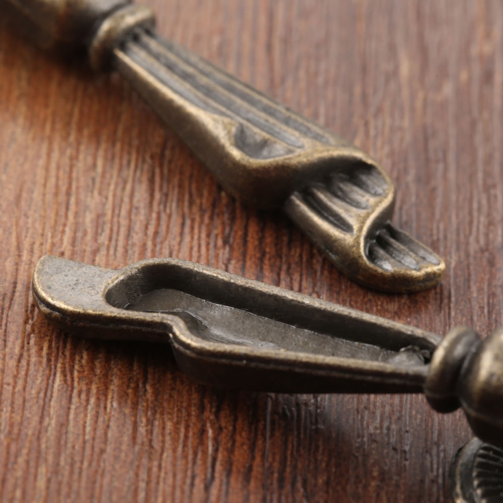 Vintage Antique Bronze Cabinet Pulls Zinc Alloy Drawer Handles