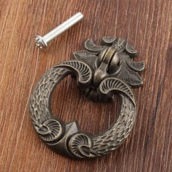 vintage antique bronze cabinet drawer pull retro lace handle for kitchen, wardrobe, and cupboard