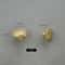 Brass Shell Cabinet Knobs Gold Drawer Pulls for Cupboards and Furniture