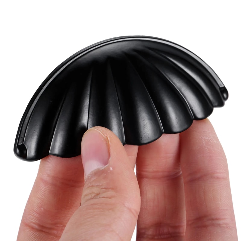 Vintage Shell Cabinet Drawer Handles Antique Pull for Kitchen Furniture