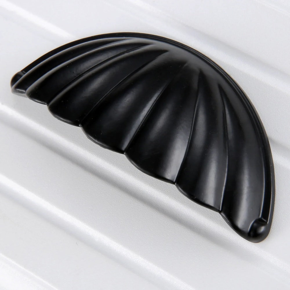 Vintage Shell Cabinet Drawer Handles Antique Pull for Kitchen Furniture