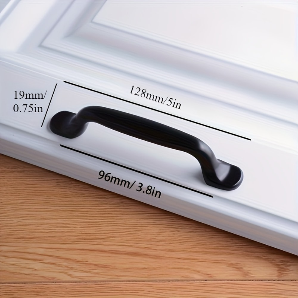 Matte Black Cabinet Handles For Drawers Kitchen Cupboards And Furniture 2