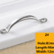 Stainless Steel Cabinet Door Handles Silver Drawer Pulls