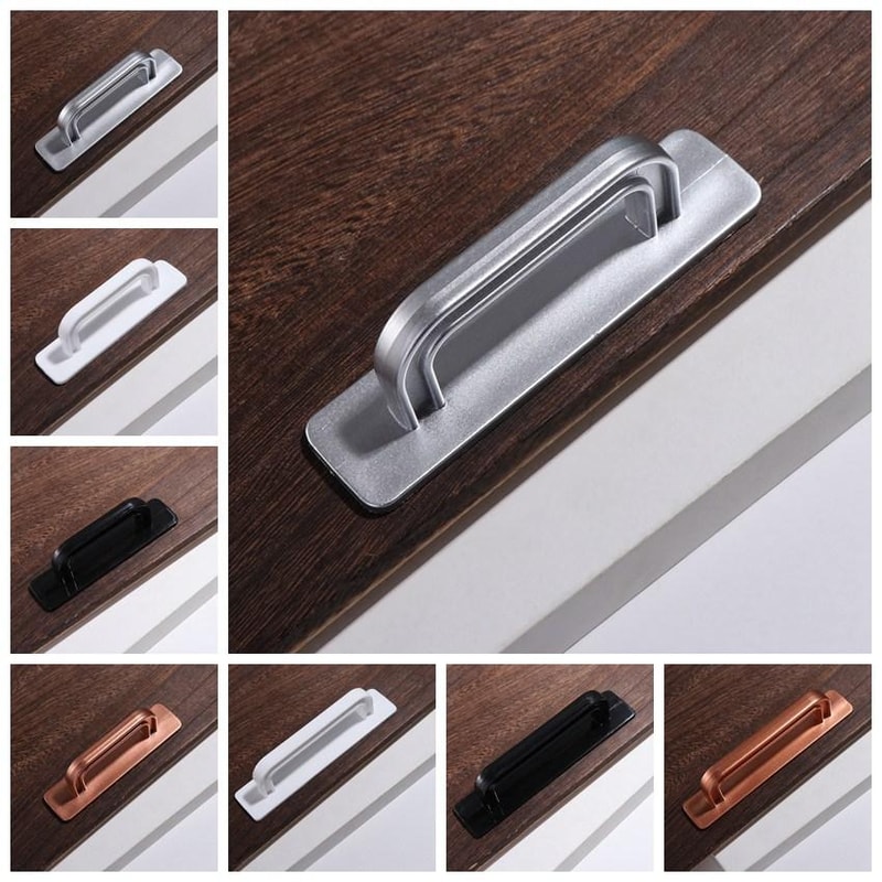 Self Adhesive Cabinet Handles No Drill Drawer Pulls 0