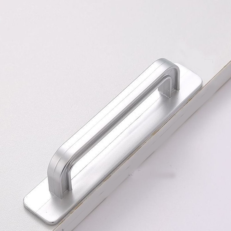 Self Adhesive Cabinet Handles No Drill Drawer Pulls 12