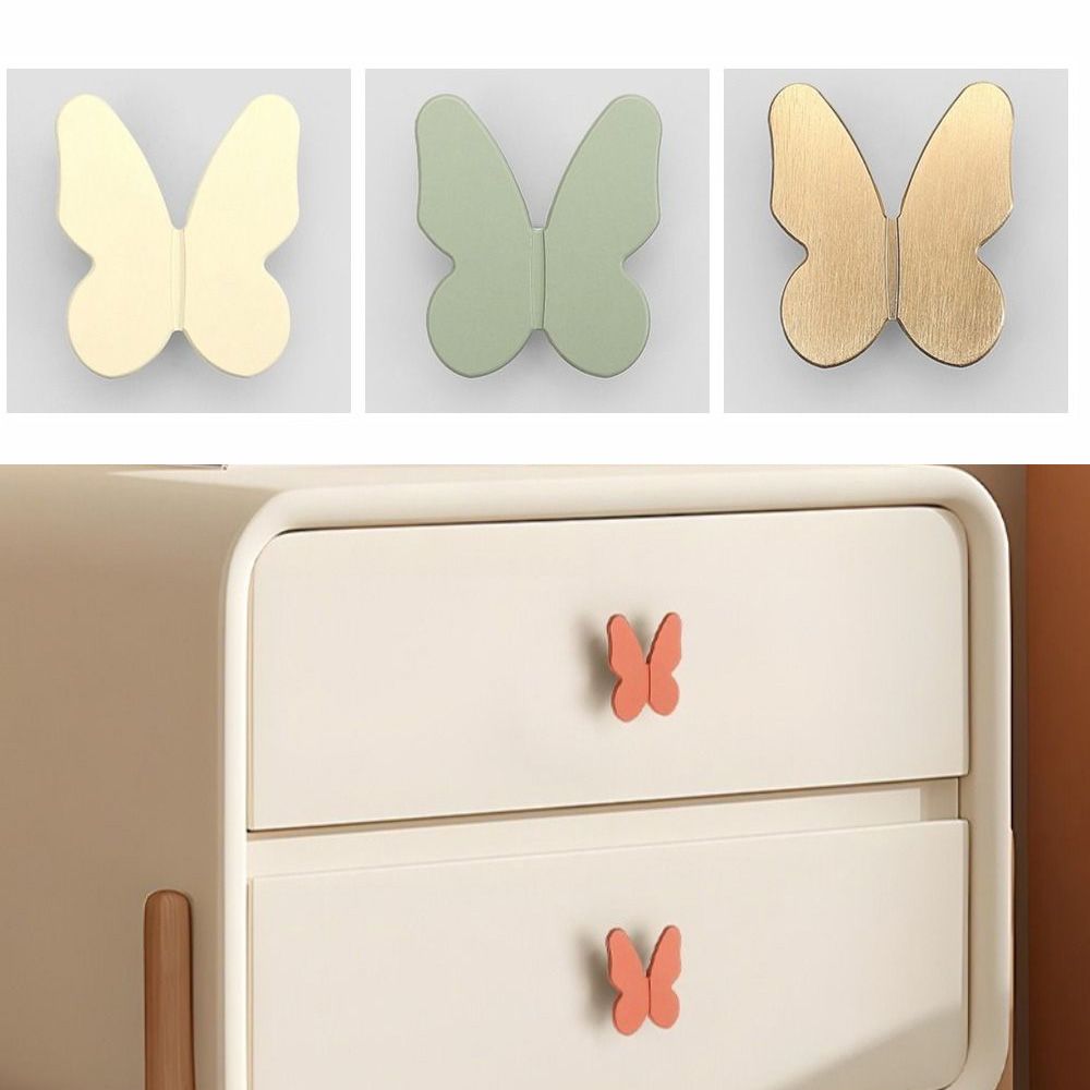 Elegant Butterfly Cabinet Knobs For Drawers Wardrobes And Doors 0