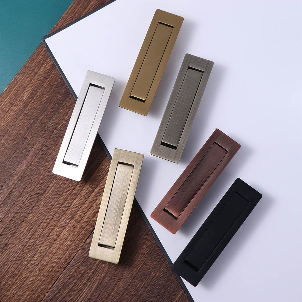 Sleek Stainless Steel Hidden Cabinet Pulls For Drawers And Doors 4