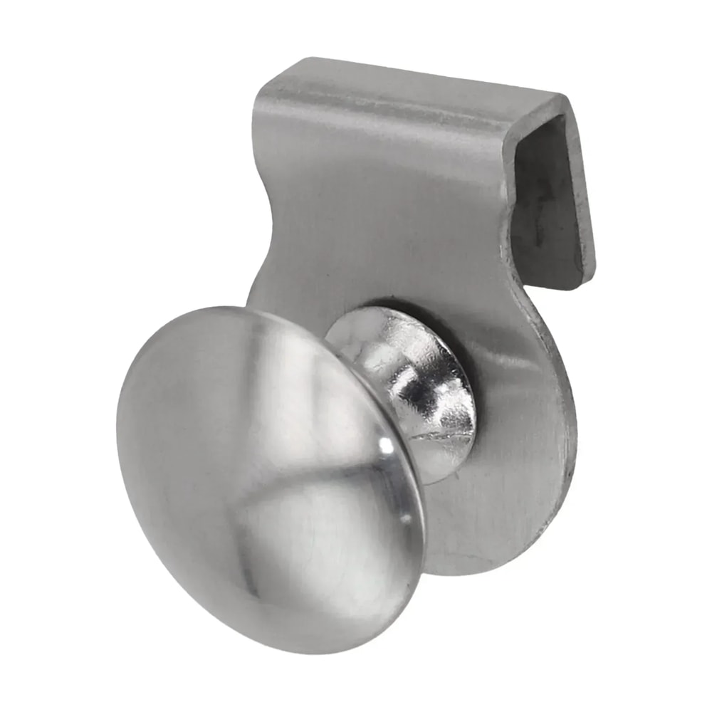 No Drill Glass Door Pull Handle Clamp For Cabinets Showcases 0
