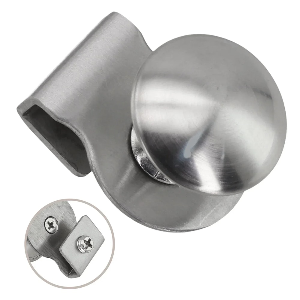 No Drill Glass Door Pull Handle Clamp For Cabinets Showcases 2