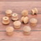 Natural Wood Knobs Round Drawer Pulls for Cabinets and Furniture