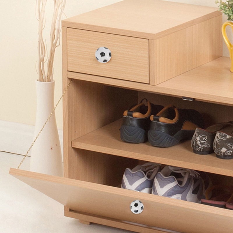 Football Cabinet Knobs Ceramic Sports Drawer Pulls