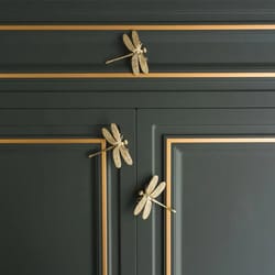 solid brass dragonfly cabinet knobs for drawers & cupboards