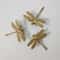 Solid Brass Dragonfly Cabinet Knobs For Drawers Cupboards 3
