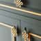 Chinese Knot Brass Cabinet Handles For Drawers Wardrobes And Kitchen Cabinets 0
