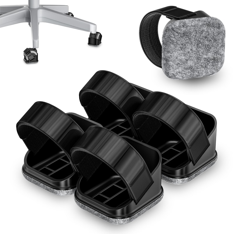 Anti Slip Chair Wheel Stoppers Furniture Caster Cups for Floor Protection